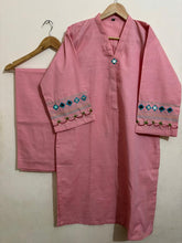 2pc Khaddar Hand Embroidery Dress