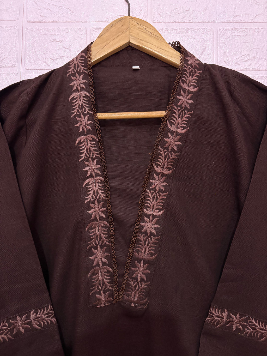 2pc Embroidered Khaddar Dress