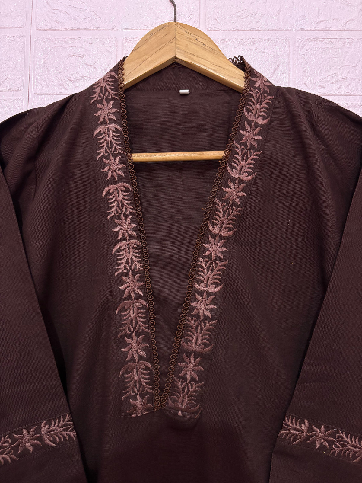 2pc Embroidered Khaddar Dress