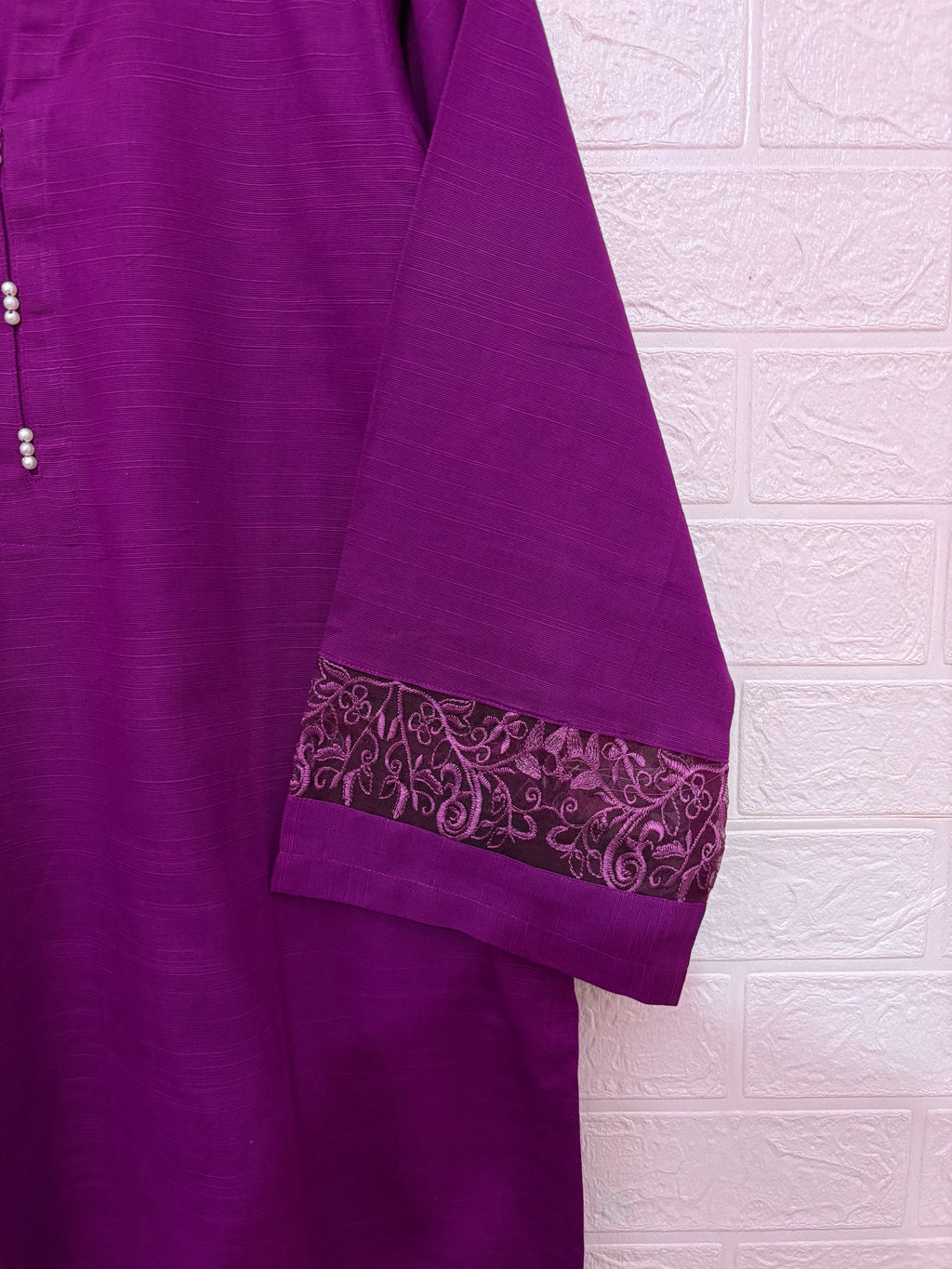 2pc Khaddar Embroidered Dress