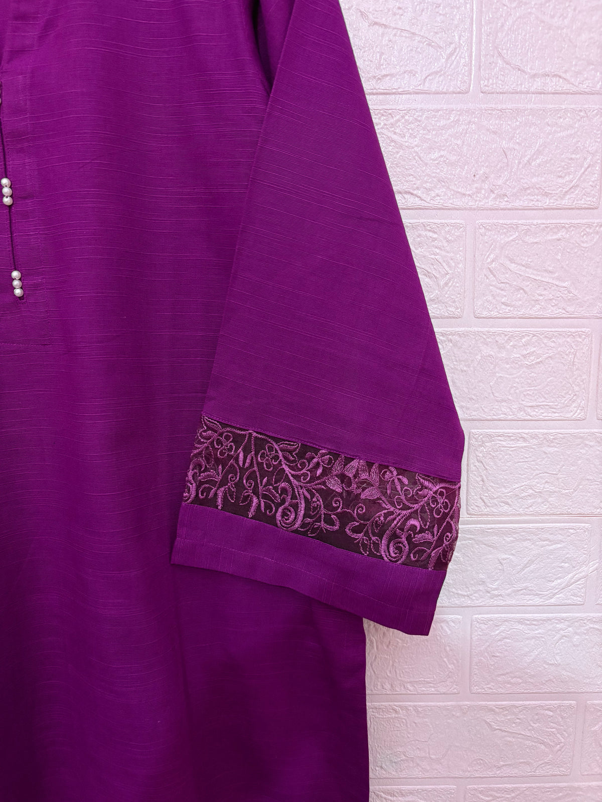 2pc Khaddar Embroidered Dress