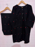 2pc Khaddar Embroidered Dress