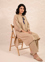 2pc Cotton Dress with Plazo