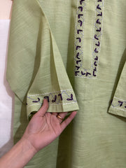 2pc Khaddar Hand Embroidery Dress With Shalwar