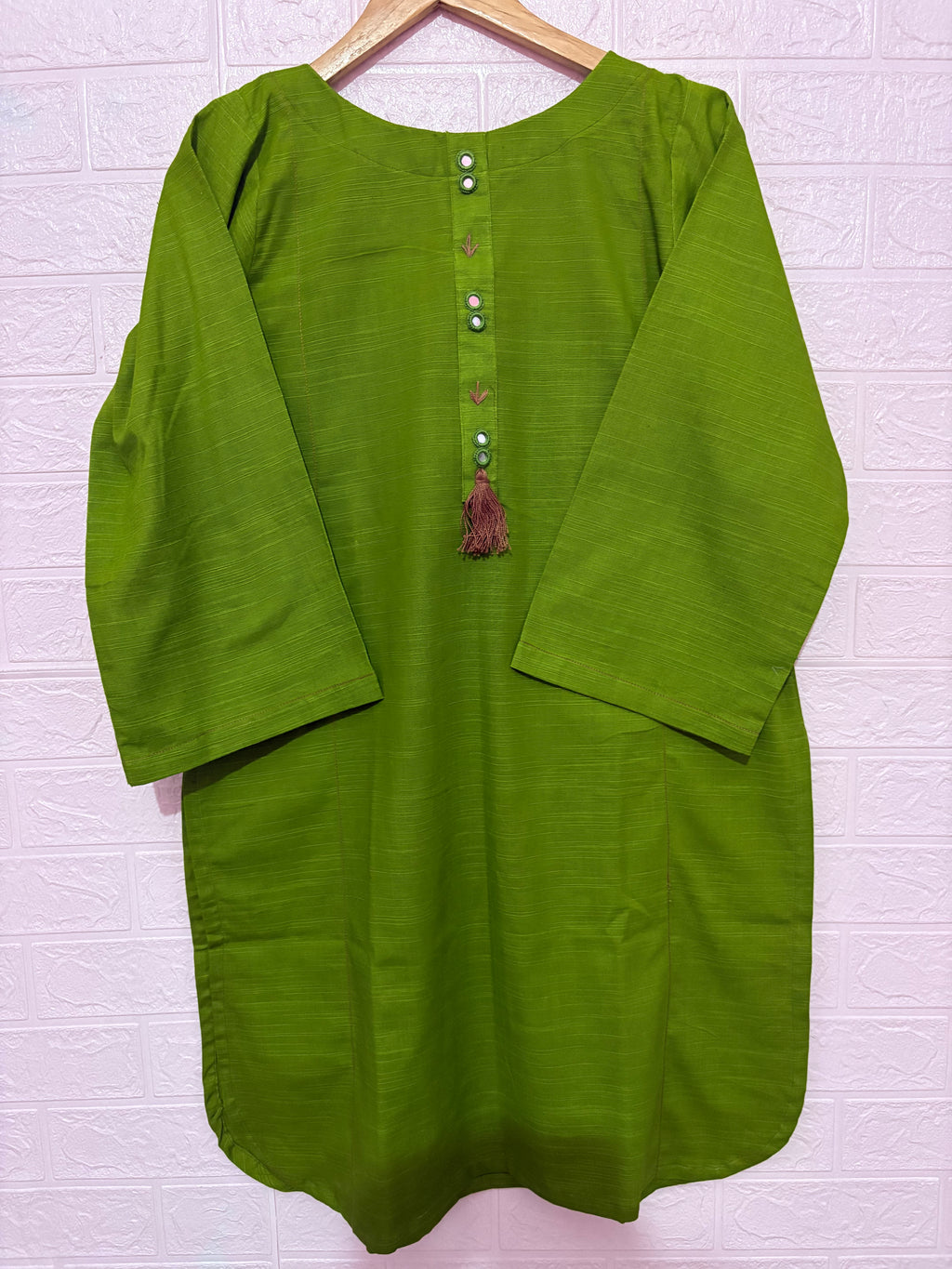 2pc Khaddar Solid Dress