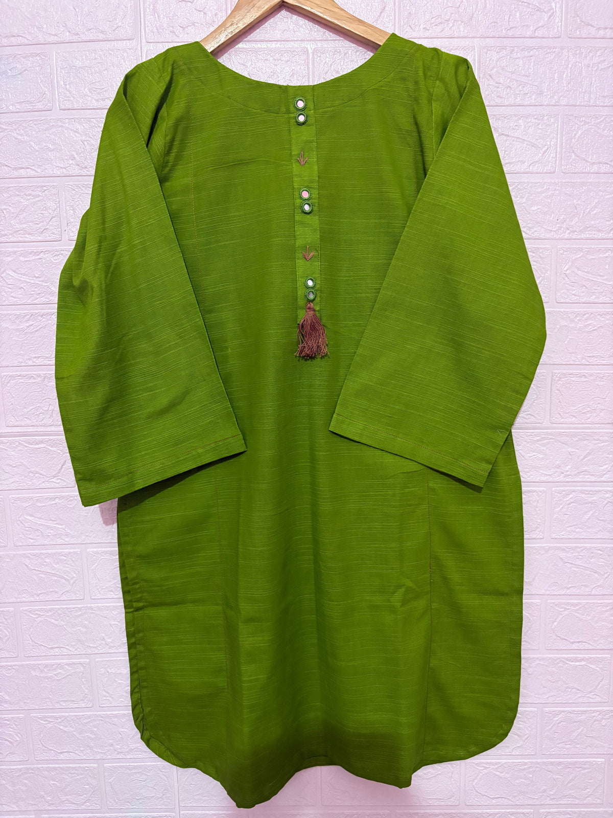 2pc Khaddar Solid Dress