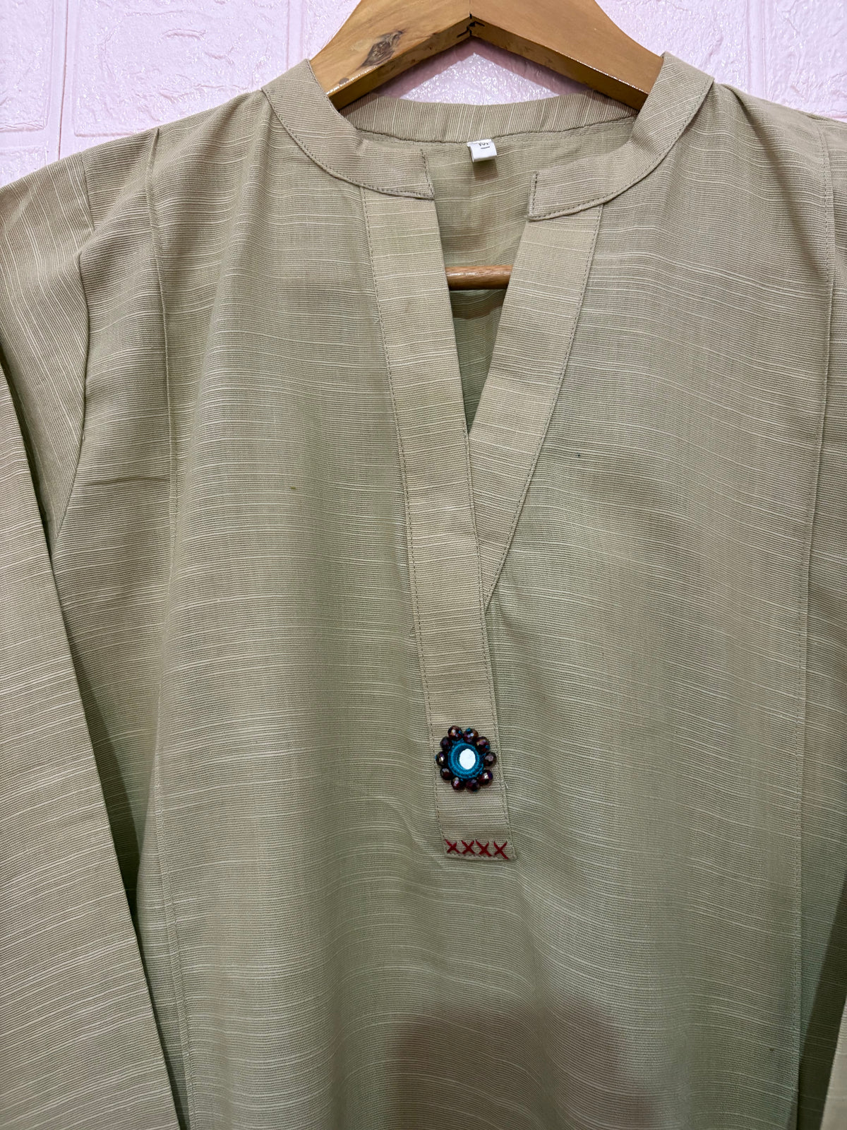 2pc Khaddar Solid Dress