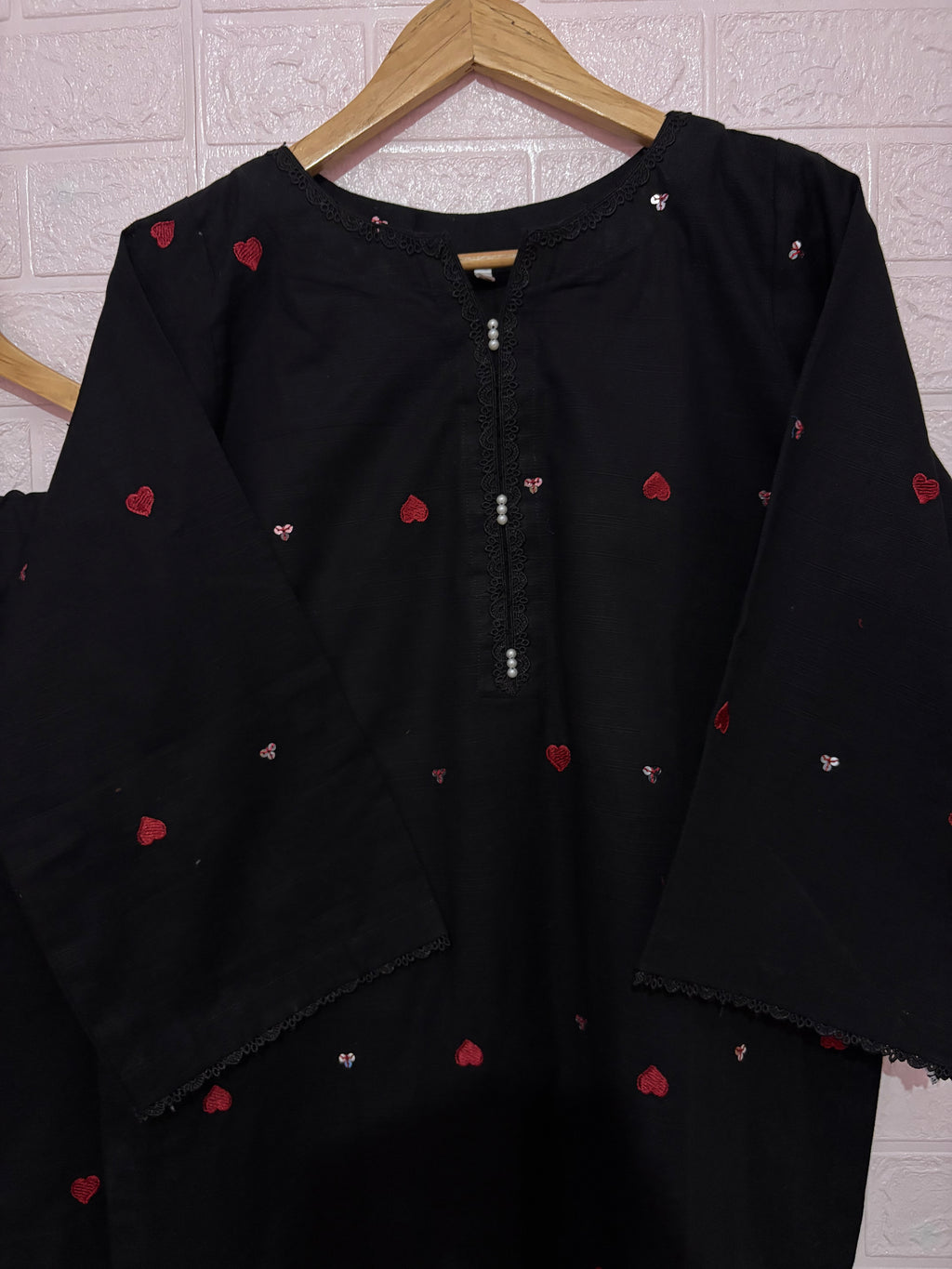 2pc Khaddar Embroidered Dress