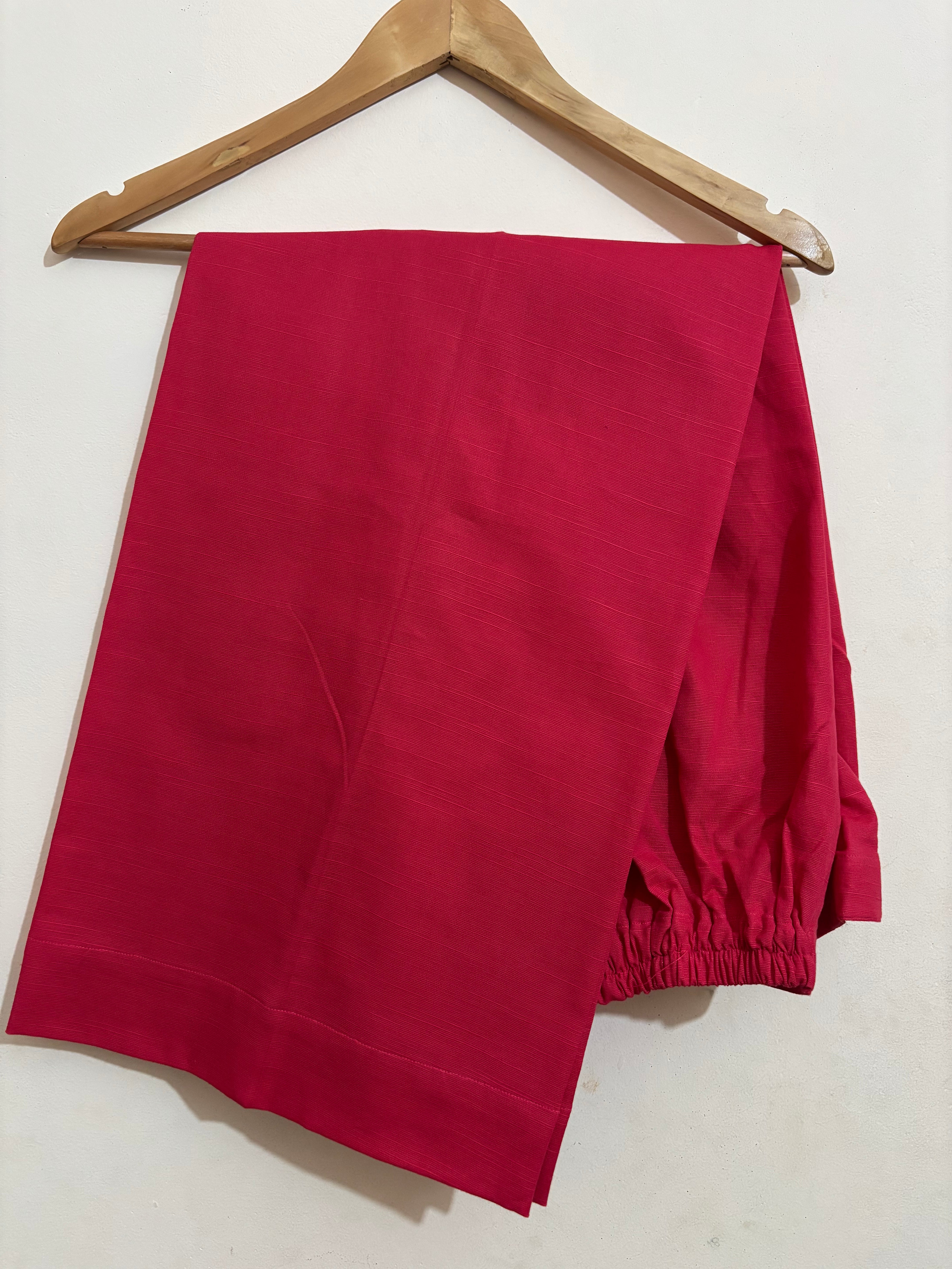 2pc Khaddar Hand Embroidery Dress with Plazo