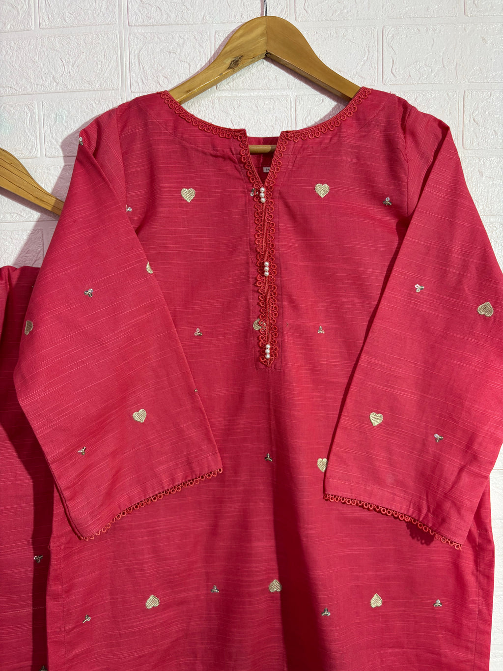2-Piece Embroidered Khaddar Shirt + Trouser