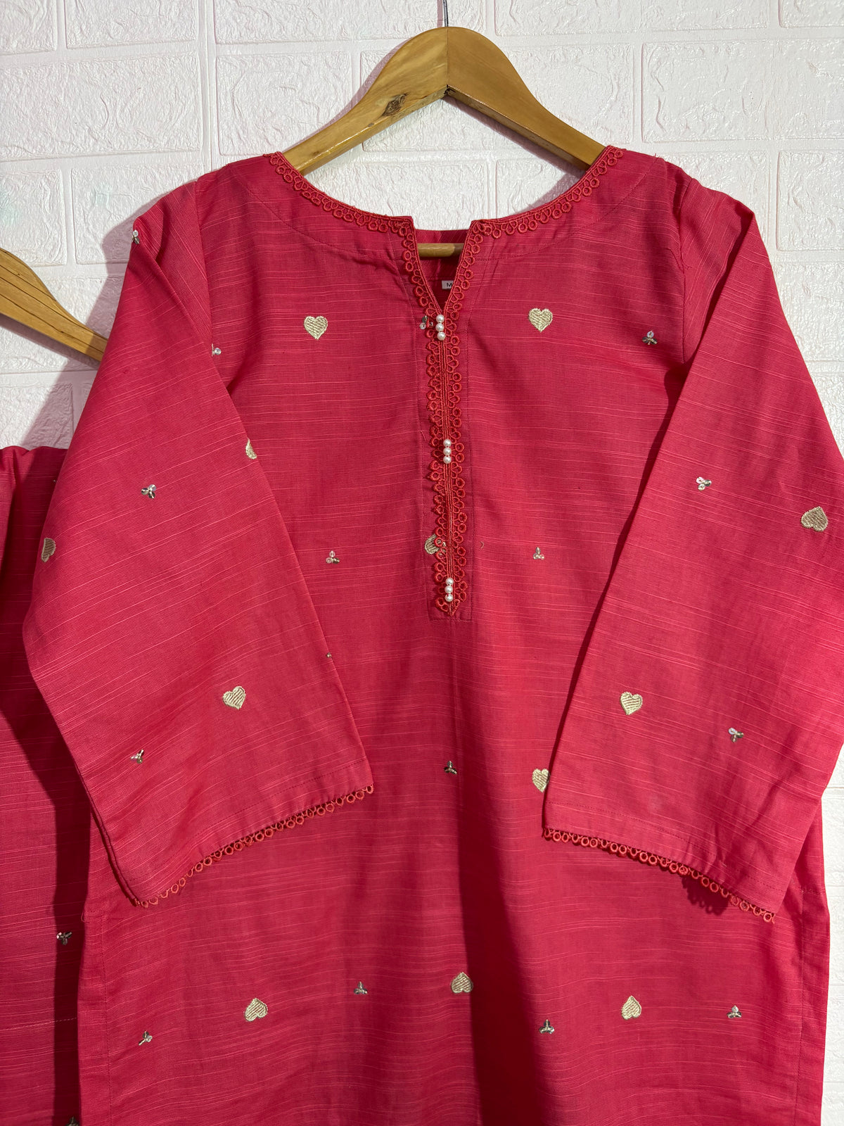 2-Piece Embroidered Khaddar Shirt + Trouser