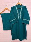 2pc Embroidered Khaddar Dress