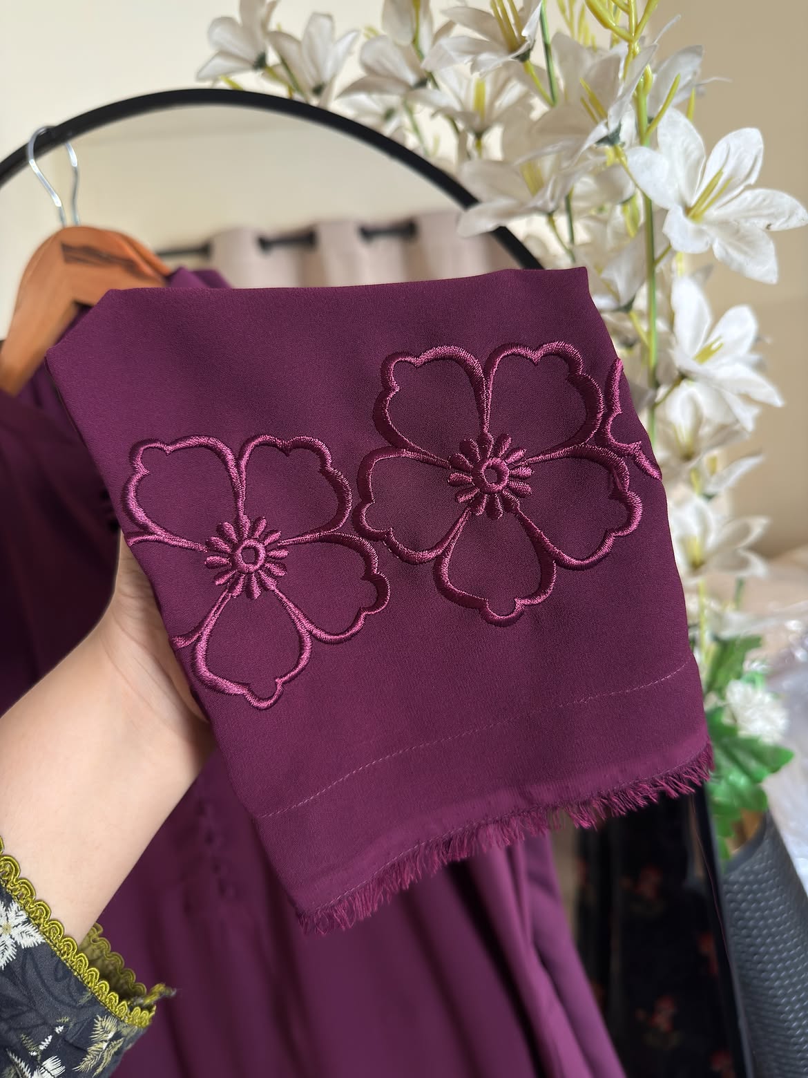 2pc Cotton Embroidered Dress