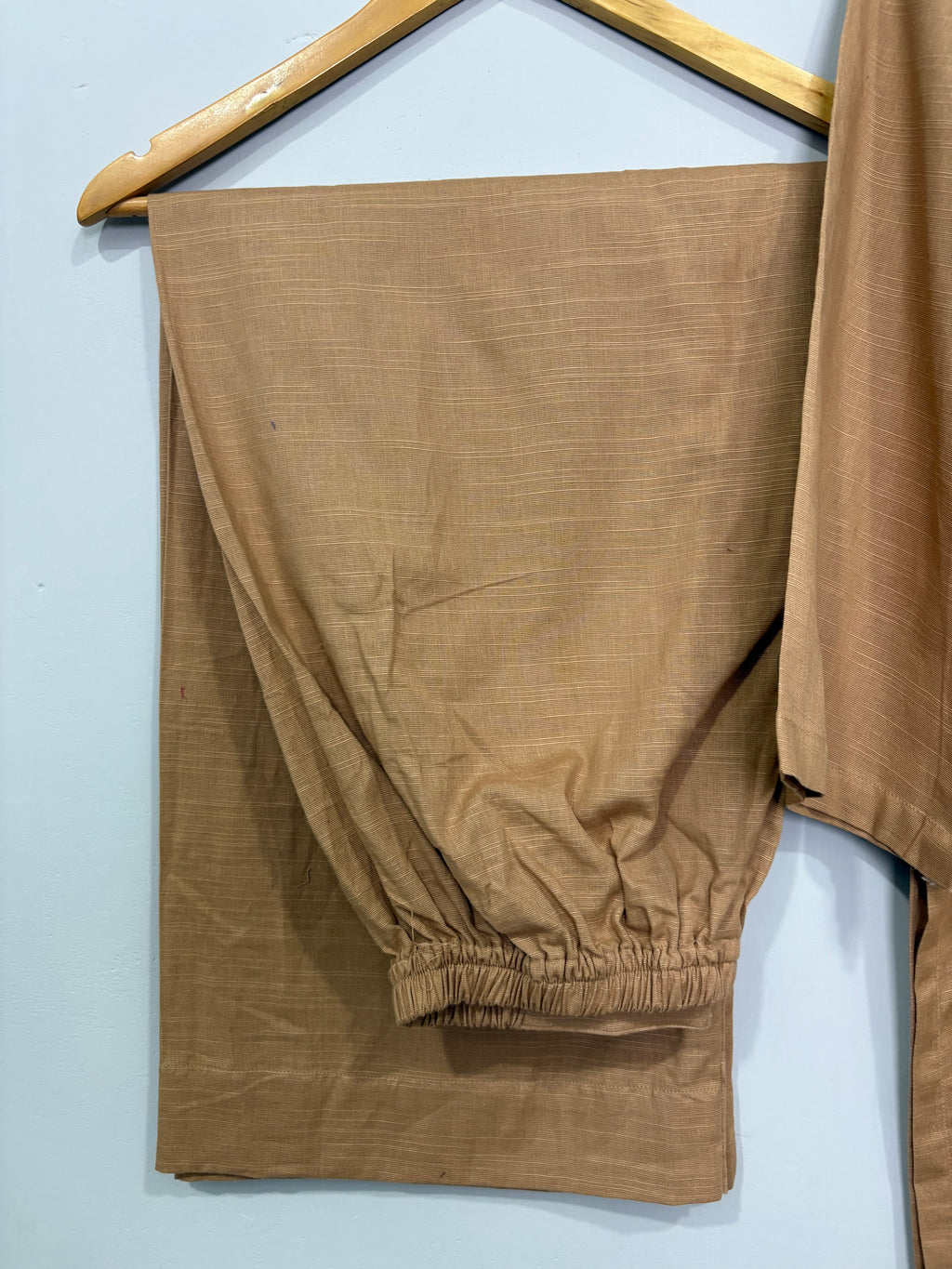 2-Piece Solid Khaddar Shirt + Trouser
