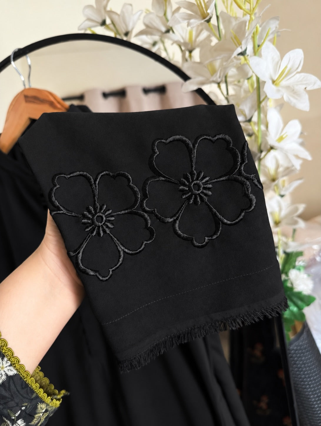 2pc embroidered cotton dress