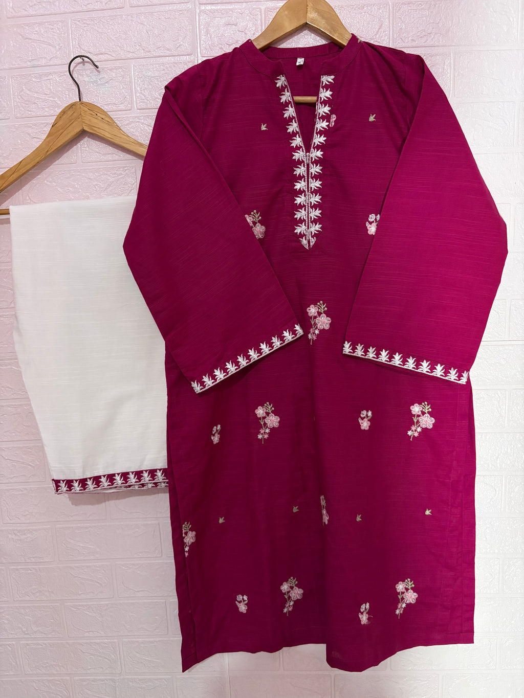 2pc Embroidered Khaddar