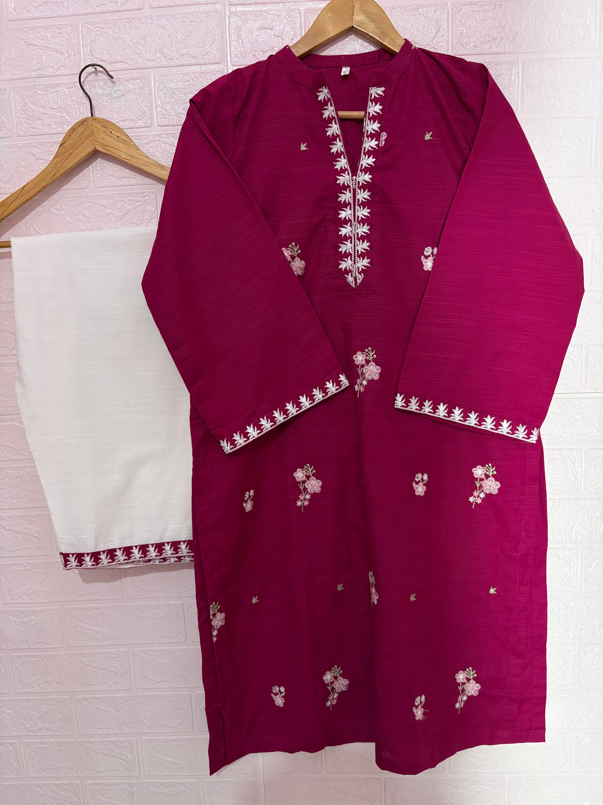 2pc Embroidered Khaddar