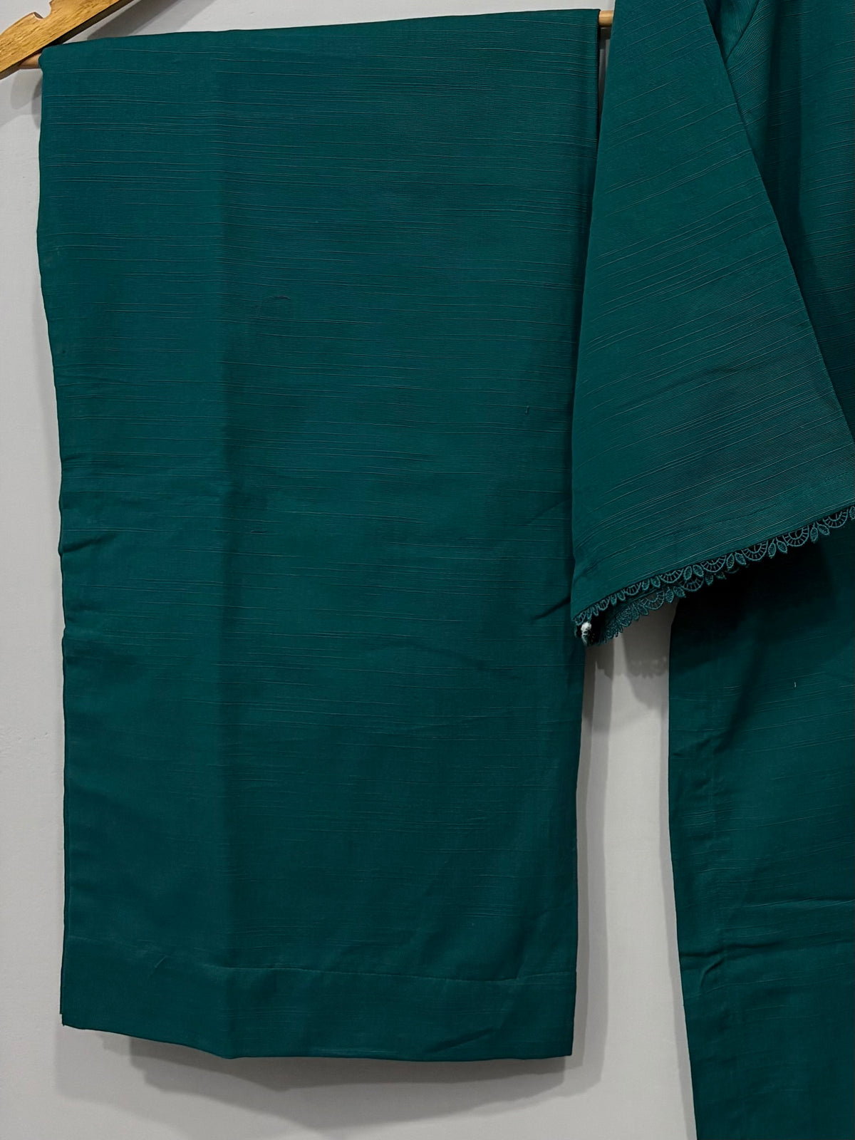 2-Piece Khaddar Solid Shirt + Trouser