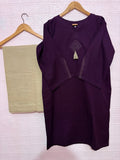 2pc Khaddar Solid dress