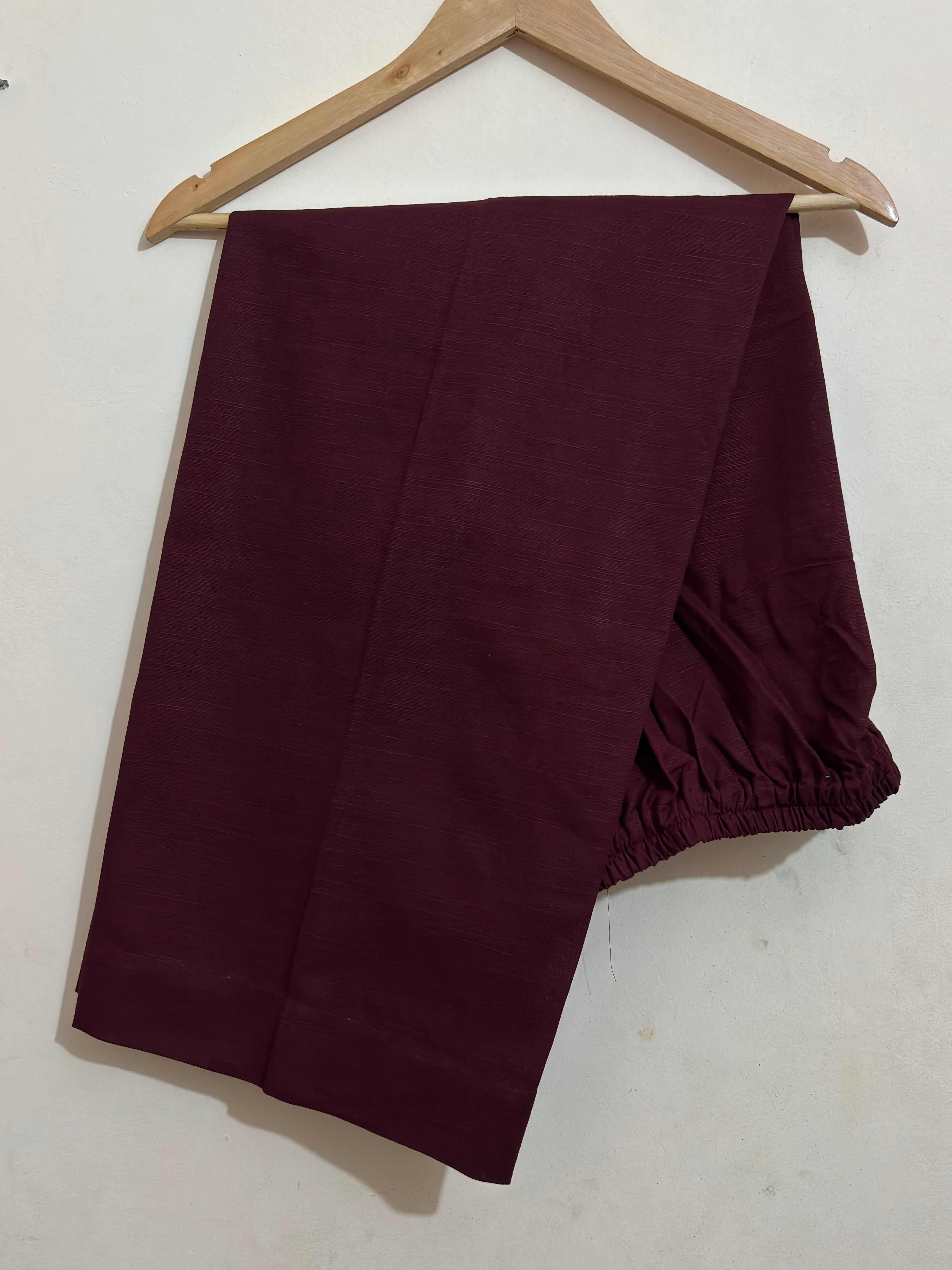 2pc Khaddar Hand Embroidery Dress with Plazo