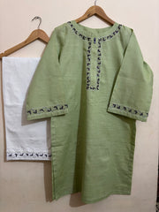 2pc Khaddar Hand Embroidery Dress With Shalwar