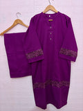 2pc Khaddar Embroidered Dress