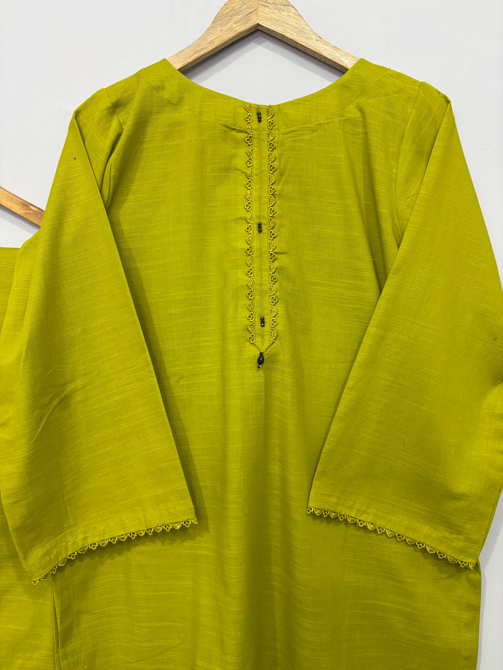 2-Piece Solid Khaddar Shirt + Trouser | Dhaani