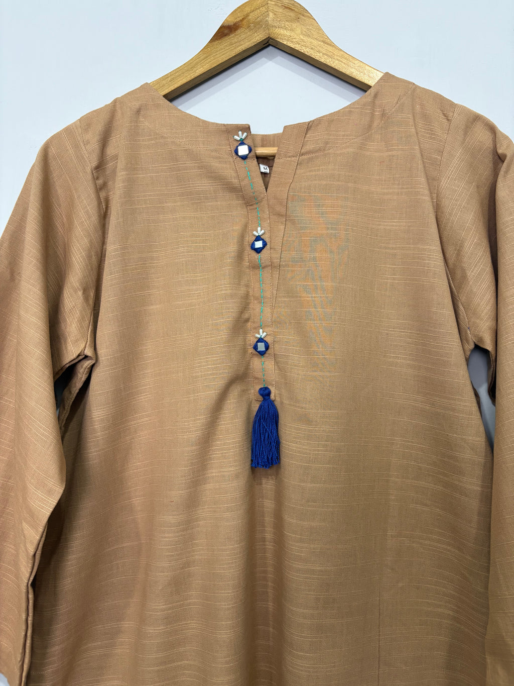 2-Piece Solid Khaddar Shirt + Trouser