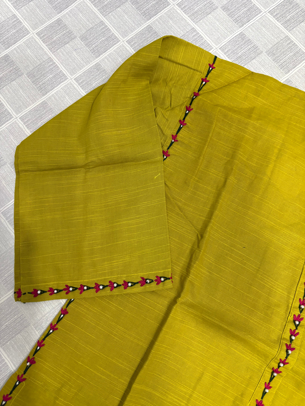 2-Piece Embroidered Khaddar Shirt + Trouser