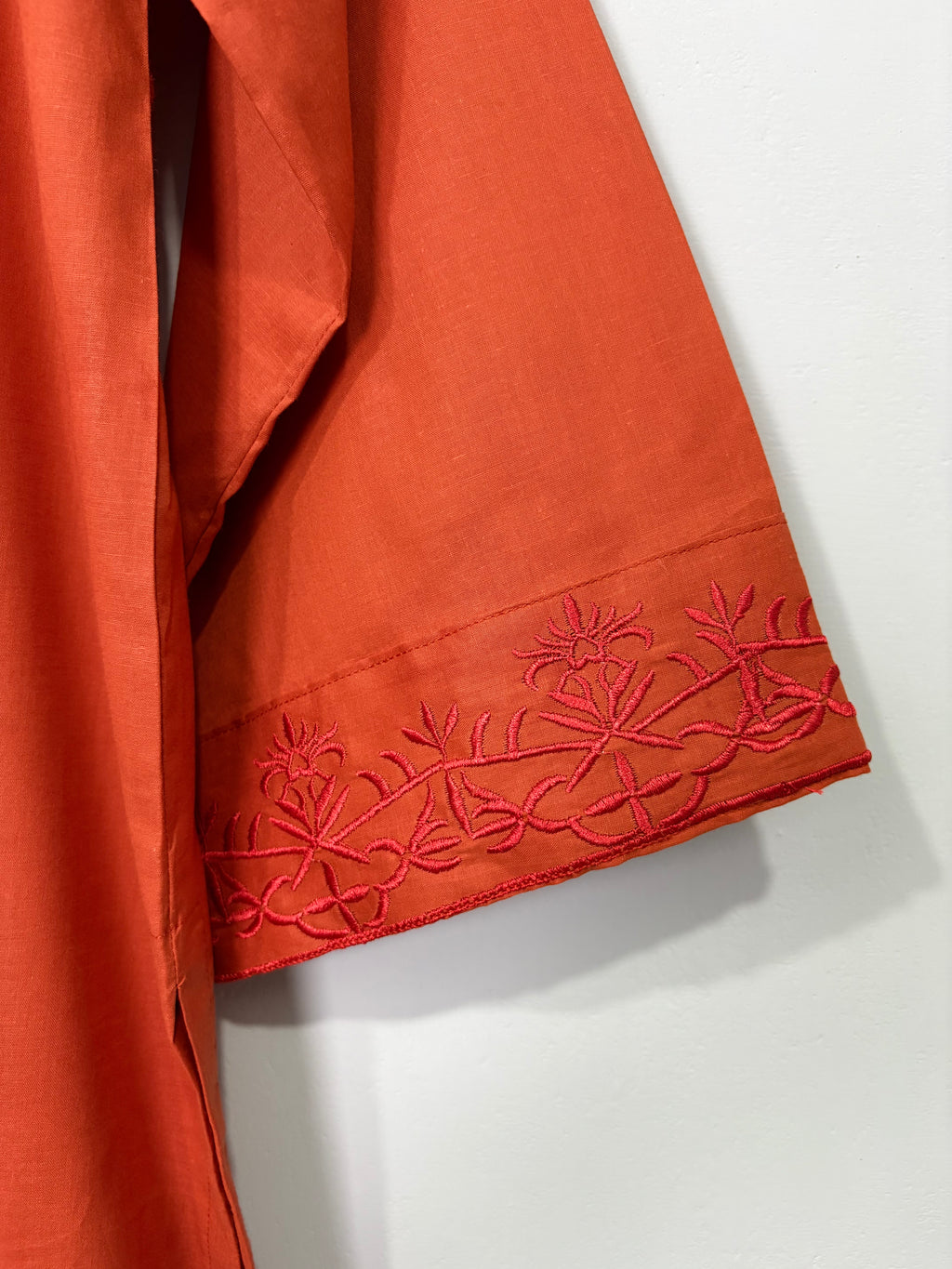 2-Piece Embroidered Cotton Shirt + Trouser
