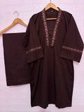 2pc Embroidered Khaddar Dress