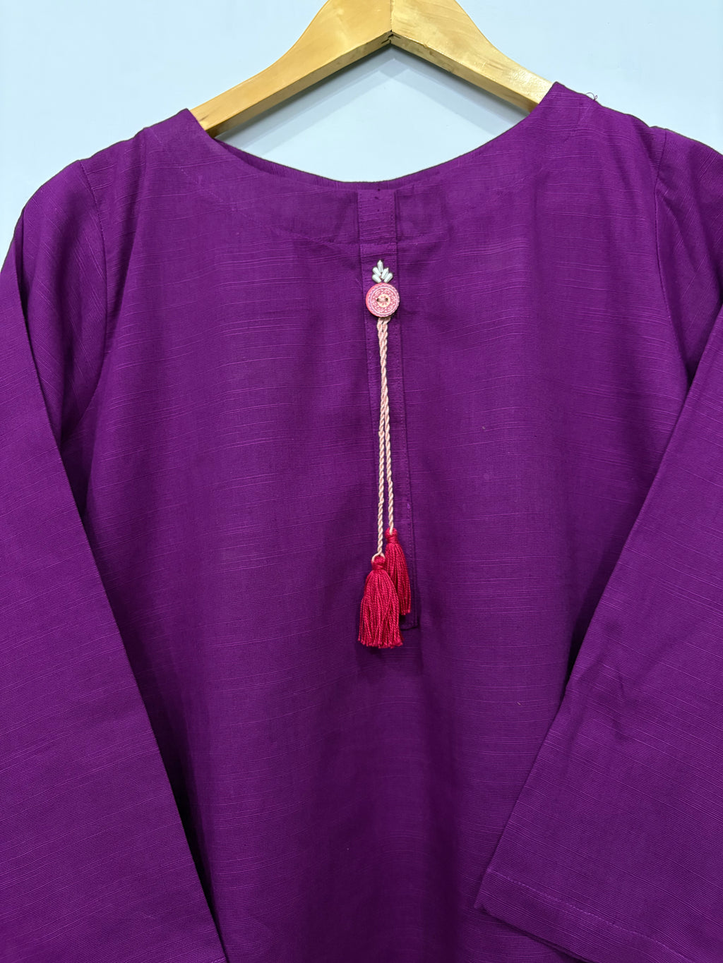 2-Piece Solid Khaddar Shirt + Trouser