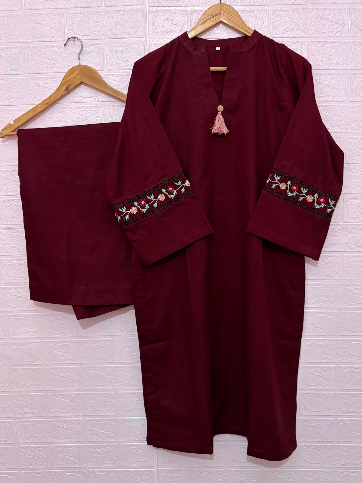 2pc Embroidered Khaddar