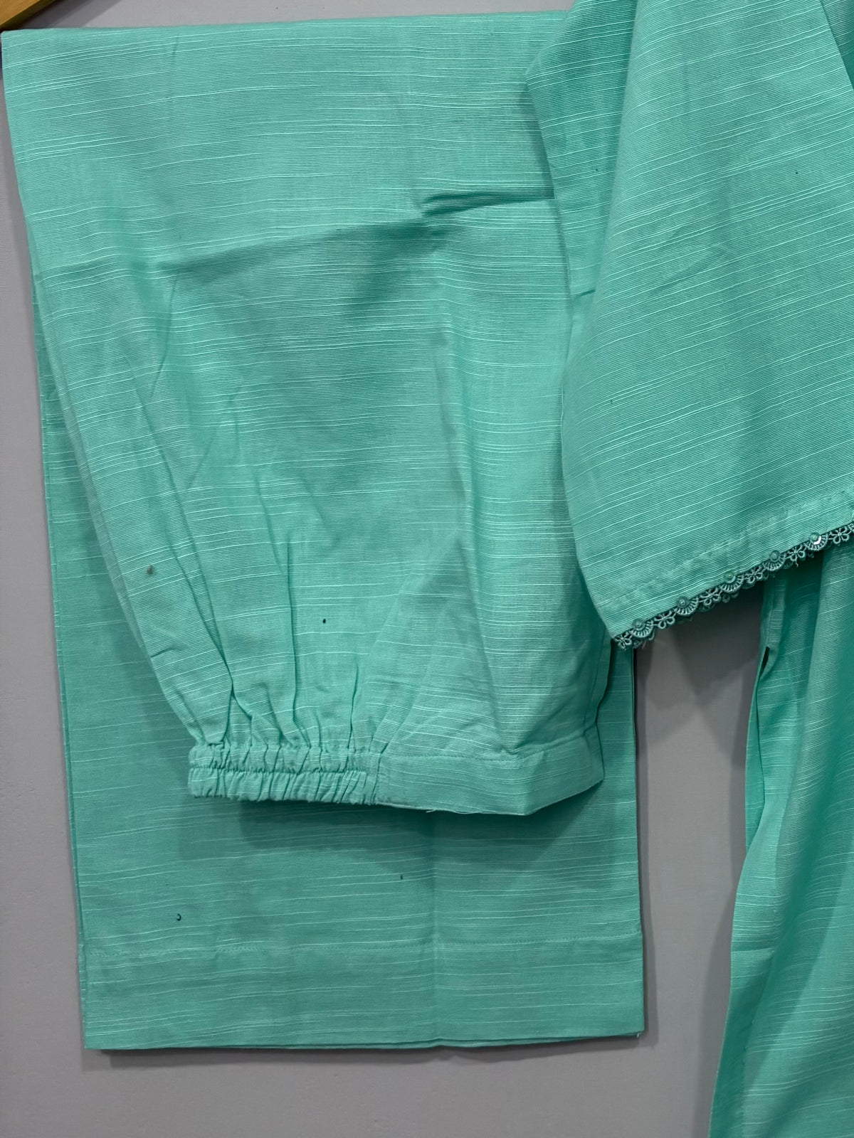 2-Piece Solid Khaddar Shirt + Trouser