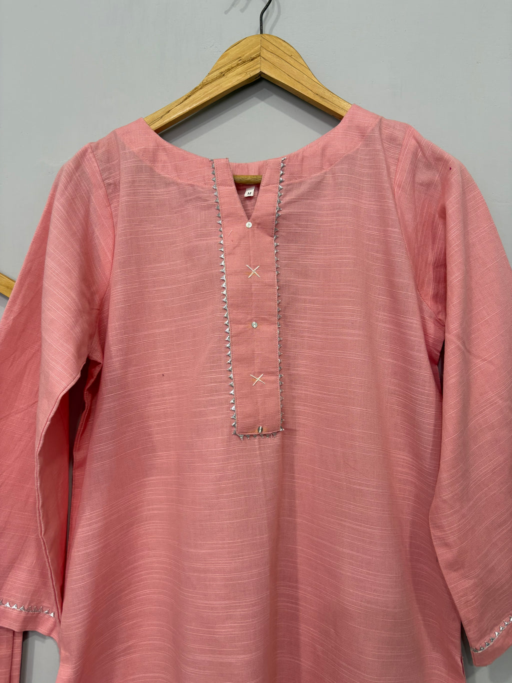 2-Piece Solid Khaddar Shirt + Trouser