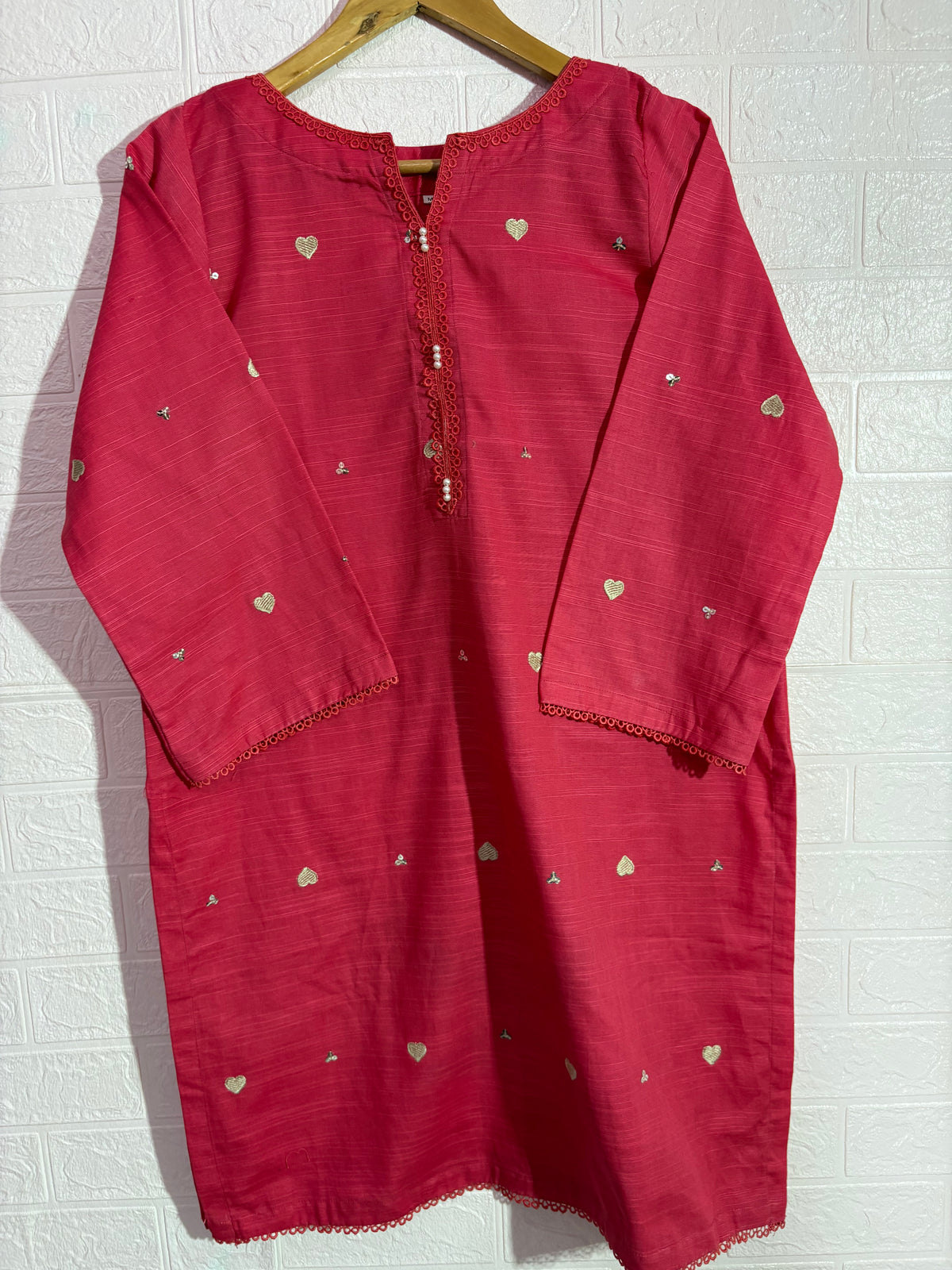 2-Piece Embroidered Khaddar Shirt + Trouser