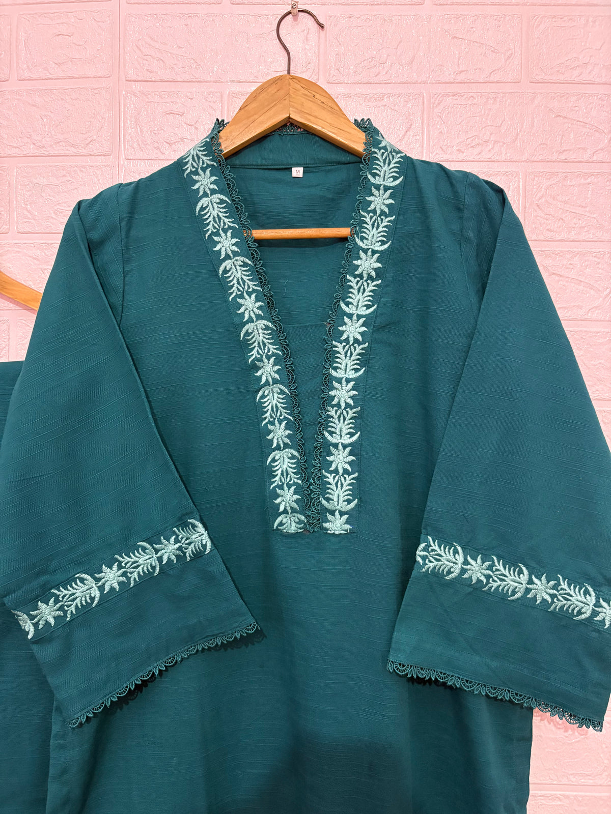 2pc Embroidered Khaddar Dress