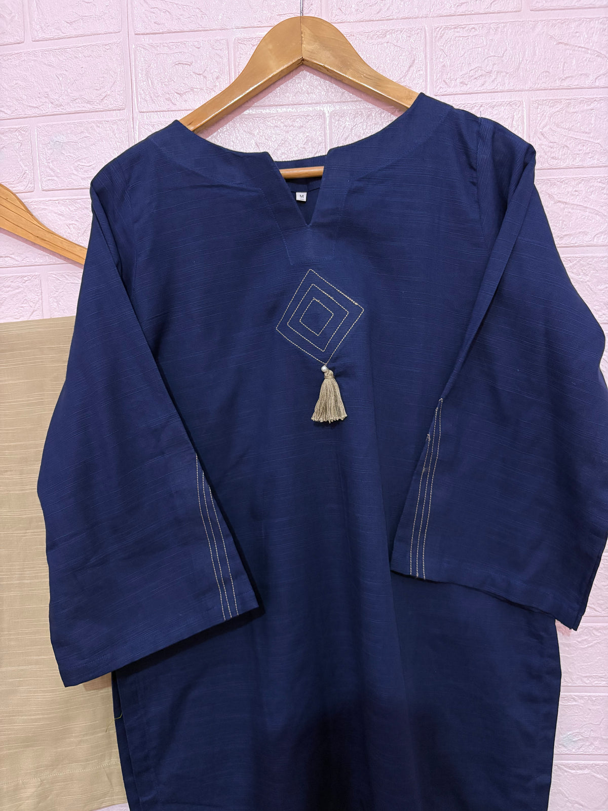 2pc Khaddar Solid Dress
