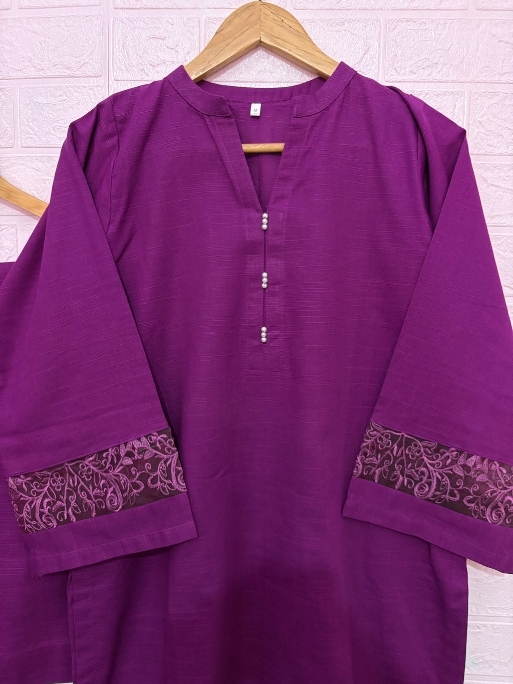2pc Khaddar Embroidered Dress