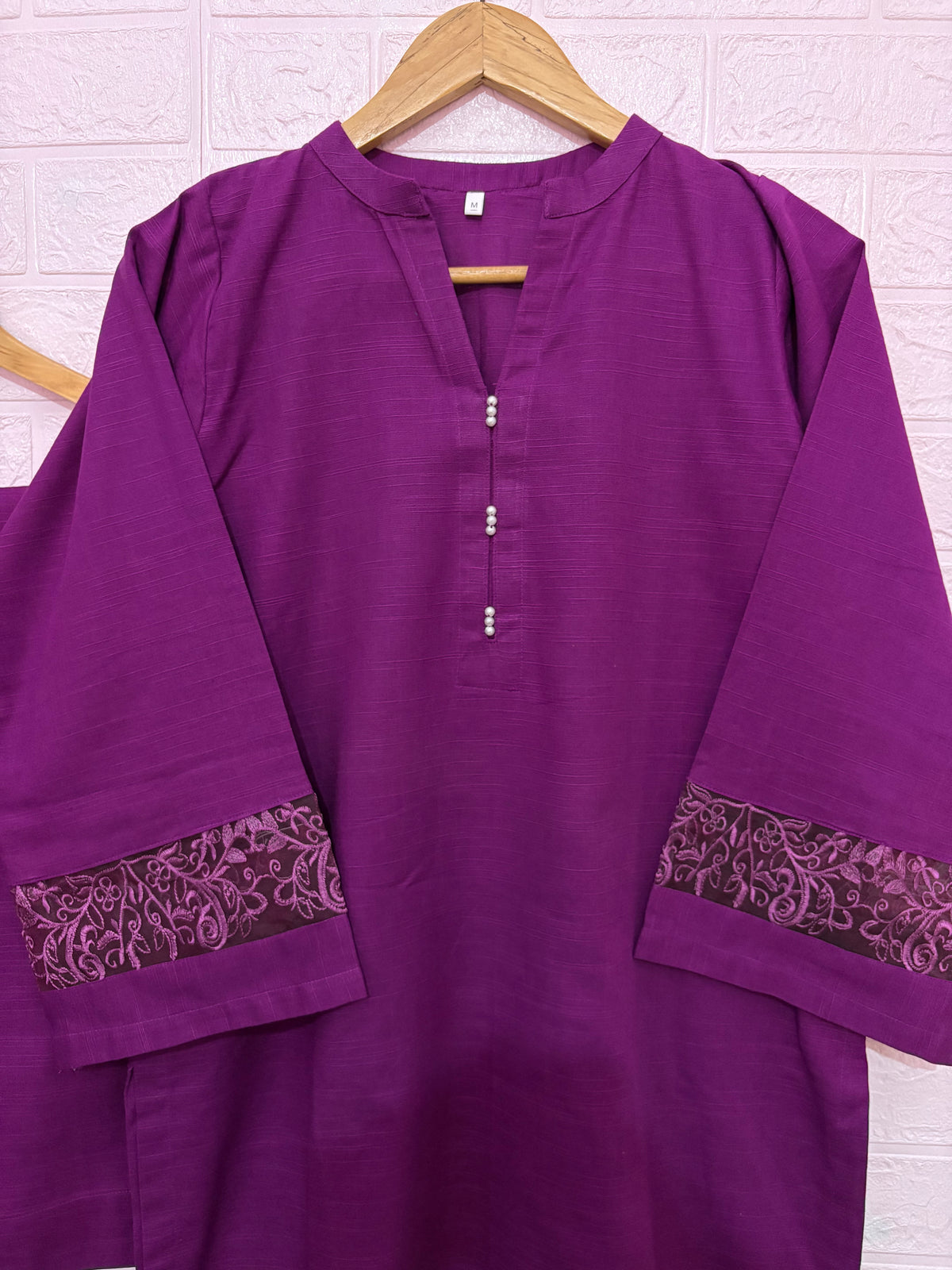 2pc Khaddar Embroidered Dress