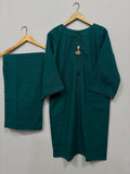 2-Piece Khaddar Solid Shirt + Trouser