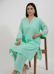 2pc Cotton Patch Work Dress with Plazo