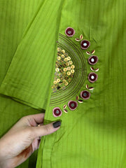 2pc Cotton Lawn Hand Embroidery Dress